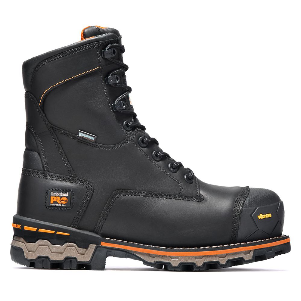 Botas de Trabajo Timberland Hombre Pro® Boondock 8" Comp Toe Negras - Chile XBM-831960